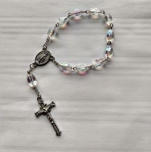 Handmade mini Rosary (one decade)